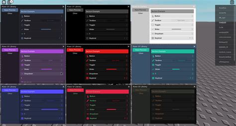 Image result for GUI Library or UI Library Roblox