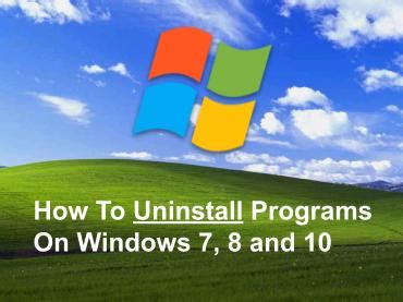 Image result for How to Remove Programs Windows 7