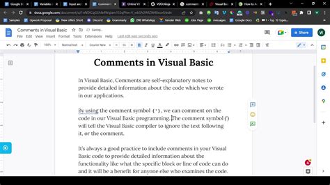 Afbeeldingsresultaten voor Comments in Visual Basic