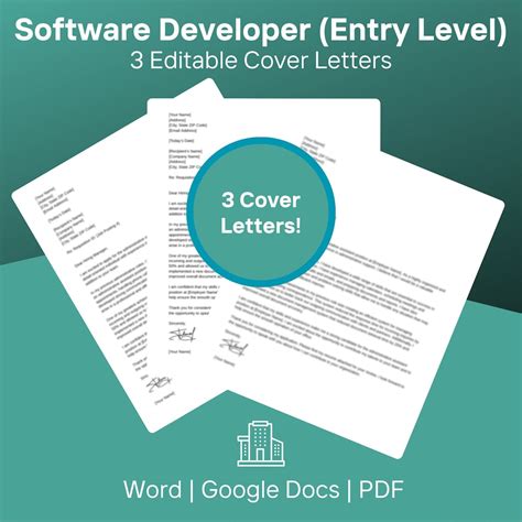Image result for Software Developer Entry Level Cover Letter