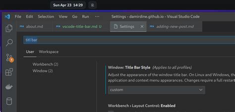 Toradh íomhá ar vs Code Linux