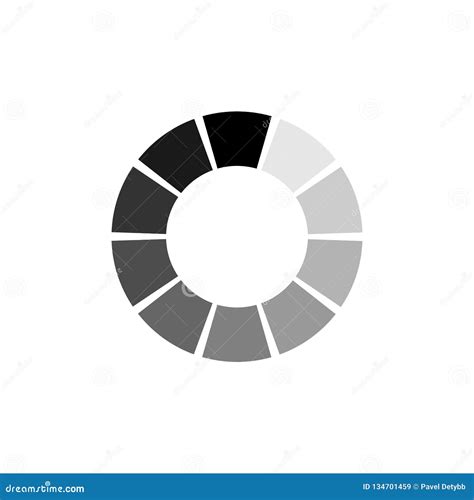 Loading Circle Icon. Vector Illustration, Flat Design Stock ...