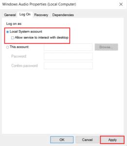 Image result for Audio Service Not Running