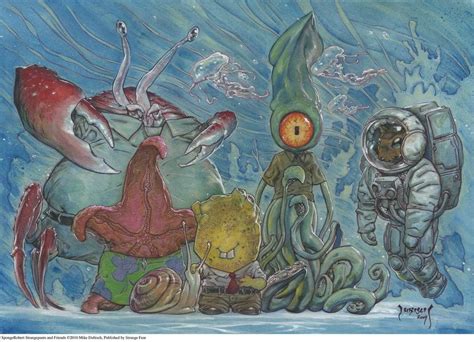 Realistic Drawing of Spongebob squarepants : pics