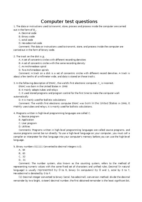 Computer Packages Questions and Answers に対する画像結果
