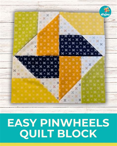 Easy Pinwheel Quilt Block Pattern に対する画像結果
