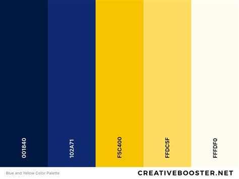 Image result for Blue and Yellow Color Code That Match