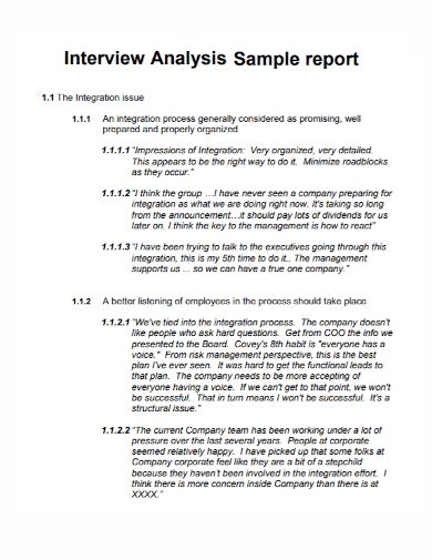 Afbeeldingsresultaten voor Narrative Report for Interview Sample