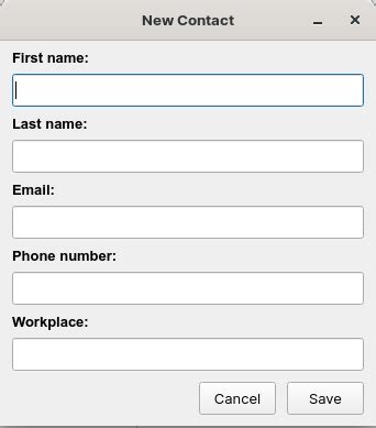 Image result for Adress Book Python GUI