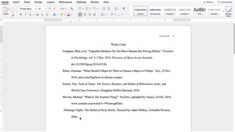 Image result for MLA Format Essay Reference Page