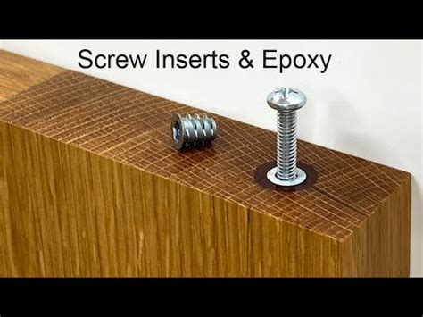 How to Remove Threaded Wood Inserts に対する画像結果