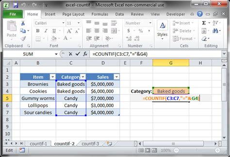 Image result for How to Use Countif Excel