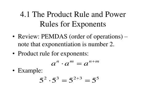 Toradh íomhá ar Rules of Exponents Power Rule