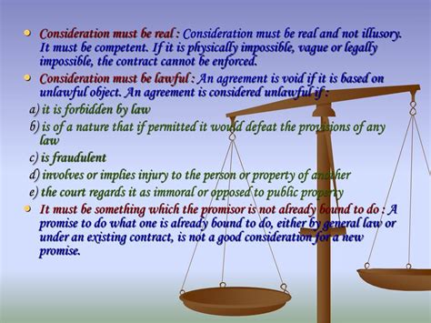Image result for Rules of Consideration