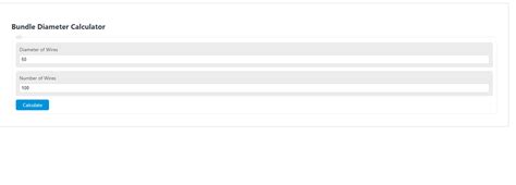 Bundle Diameter Calculation Graph Paper に対する画像結果