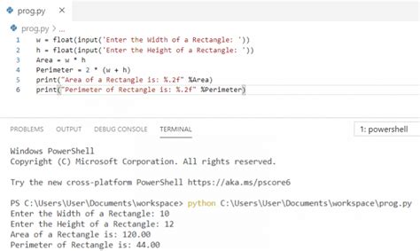 Perimeter of Rectangle Python에 대한 이미지 결과