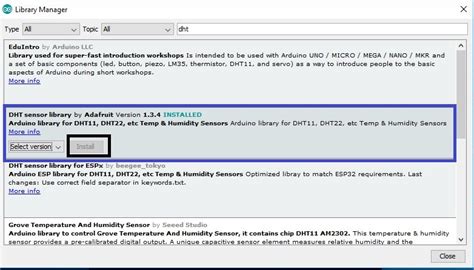How to Install DHT Library in Arduino に対する画像結果