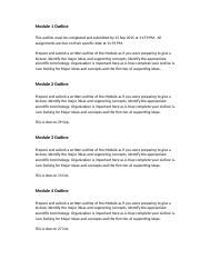 Image result for Module Outline