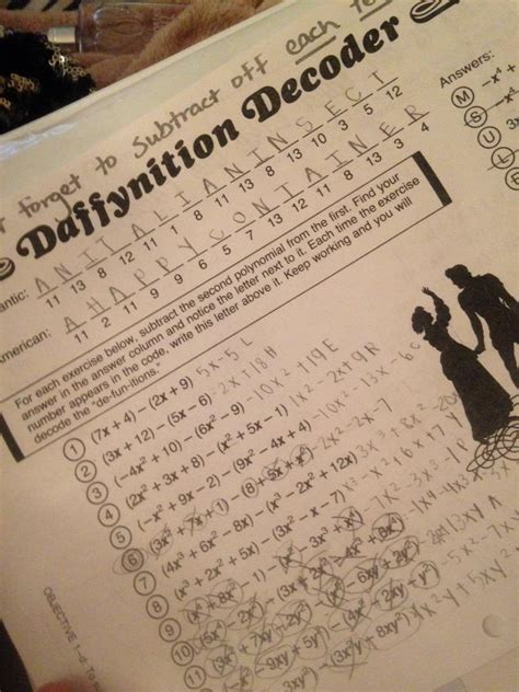 Toradh íomhá ar Daffynition Decoder Answer Key Worksheet