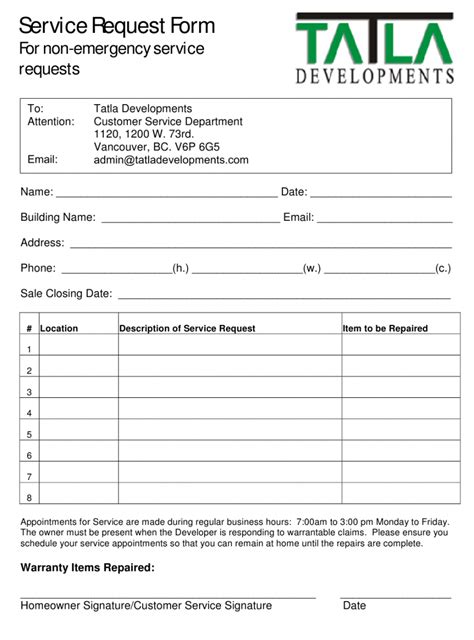 Image result for Example Request Form for Maintenance Vehicle