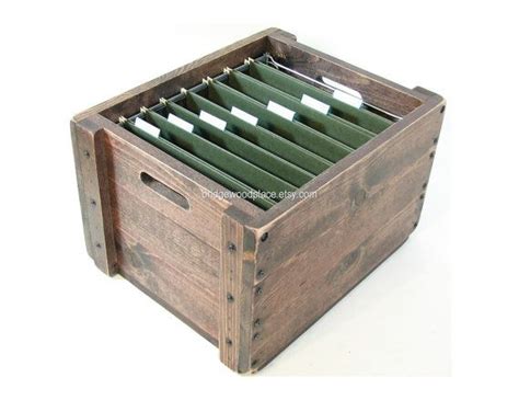 Image result for Wooden File Box