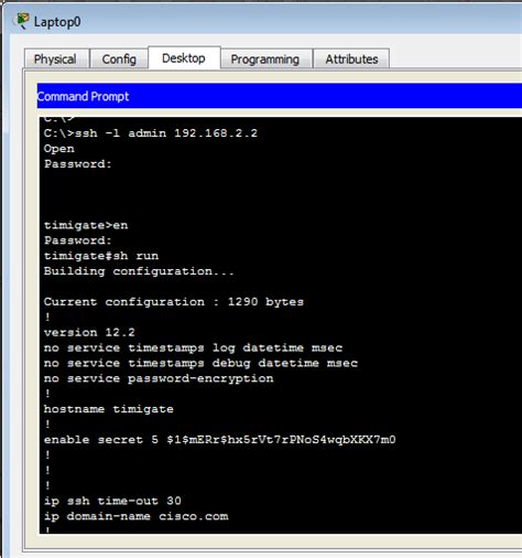 Image result for SSH IP Address Command Prompt for Switch