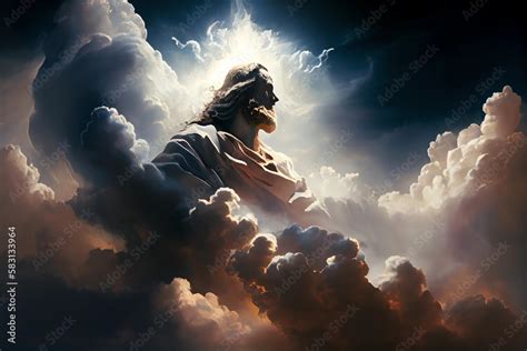 Image result for Jesus Comin in the Clouds