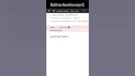 Image result for Python Repr Function
