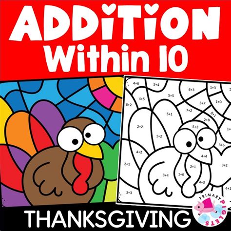 Thanksgiving Math Coloring Pages に対する画像結果