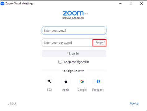 Toradh íomhá ar Forgot Zoom Password