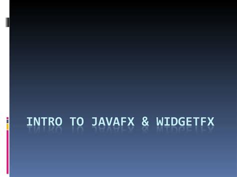 Image result for Arbre De Widget JavaFX