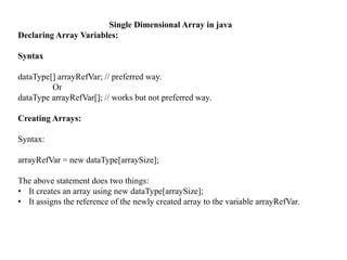 Image result for How to Declare Variable as Array in Java