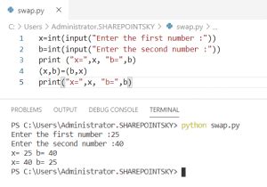 Image result for How to Swap the Minimum and Maximum in Python Code Numbers