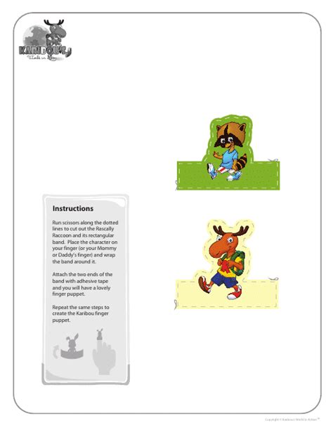 Image result for Mouse Finger Puppet Template