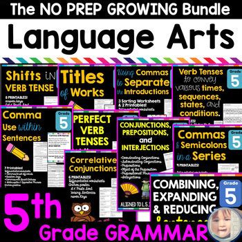 Image result for Language Arts 5th Grade