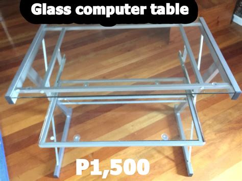 Afbeeldingsresultaten voor Glass Computer Table