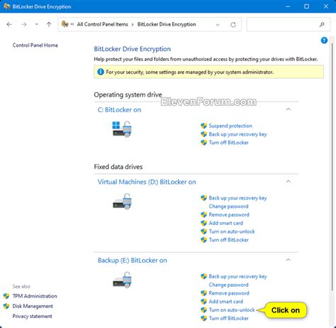 Image result for Windows 11 Auto BitLocker