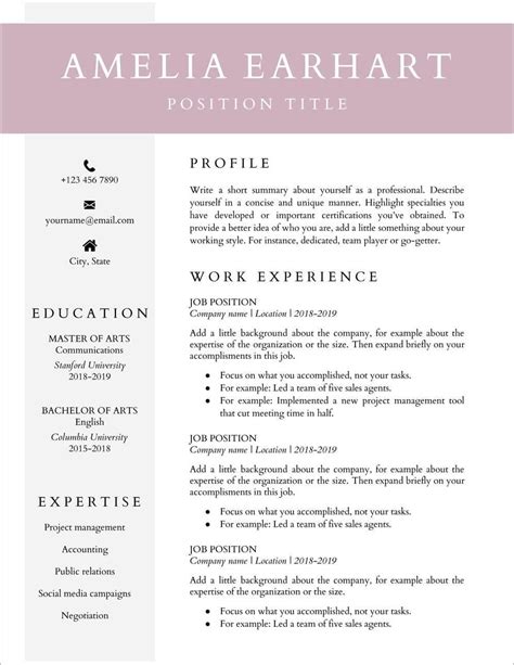 Image result for Google Docs Resume Templates Free