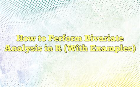Afbeeldingsresultaten voor Bivariate Model Example