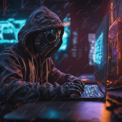 Toradh íomhá ar Hacker with Computer