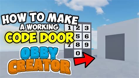 Image result for How to Set a Code On a Code Door in Roblox Studio