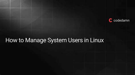 Image result for Linux Manage Users
