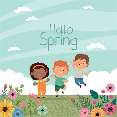 Image result for Hello Spring Drawing