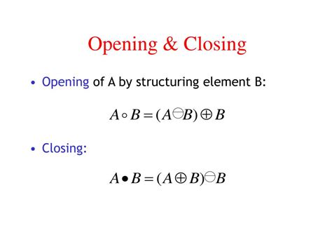 Image result for Combine Opening and Closing Morphology