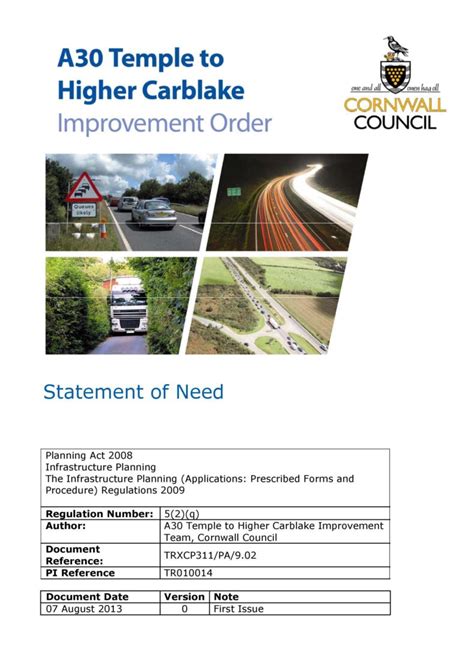 Image result for Example of Statement of Continiuing Need