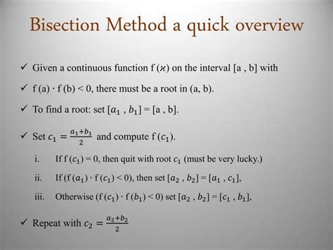 Image result for Error Analysis of Bisection Method