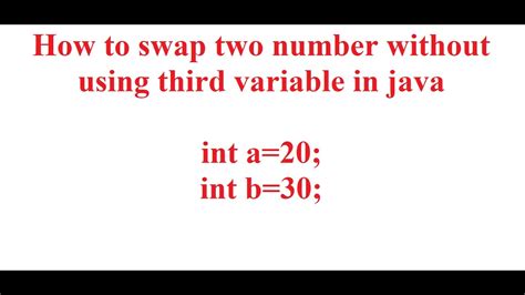 Image result for How to Swap a Two Numbers in Array in Java