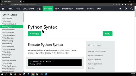 Image result for Python Language W3Schools