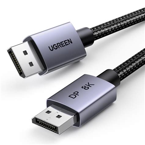 UGREEN DisplayPort Cable 8K@60Hz 9.8FT [VESA Certified] Braided DP 1.4 ...
