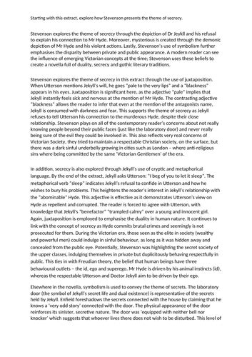 Toradh íomhá ar Utterson Essay Question Example